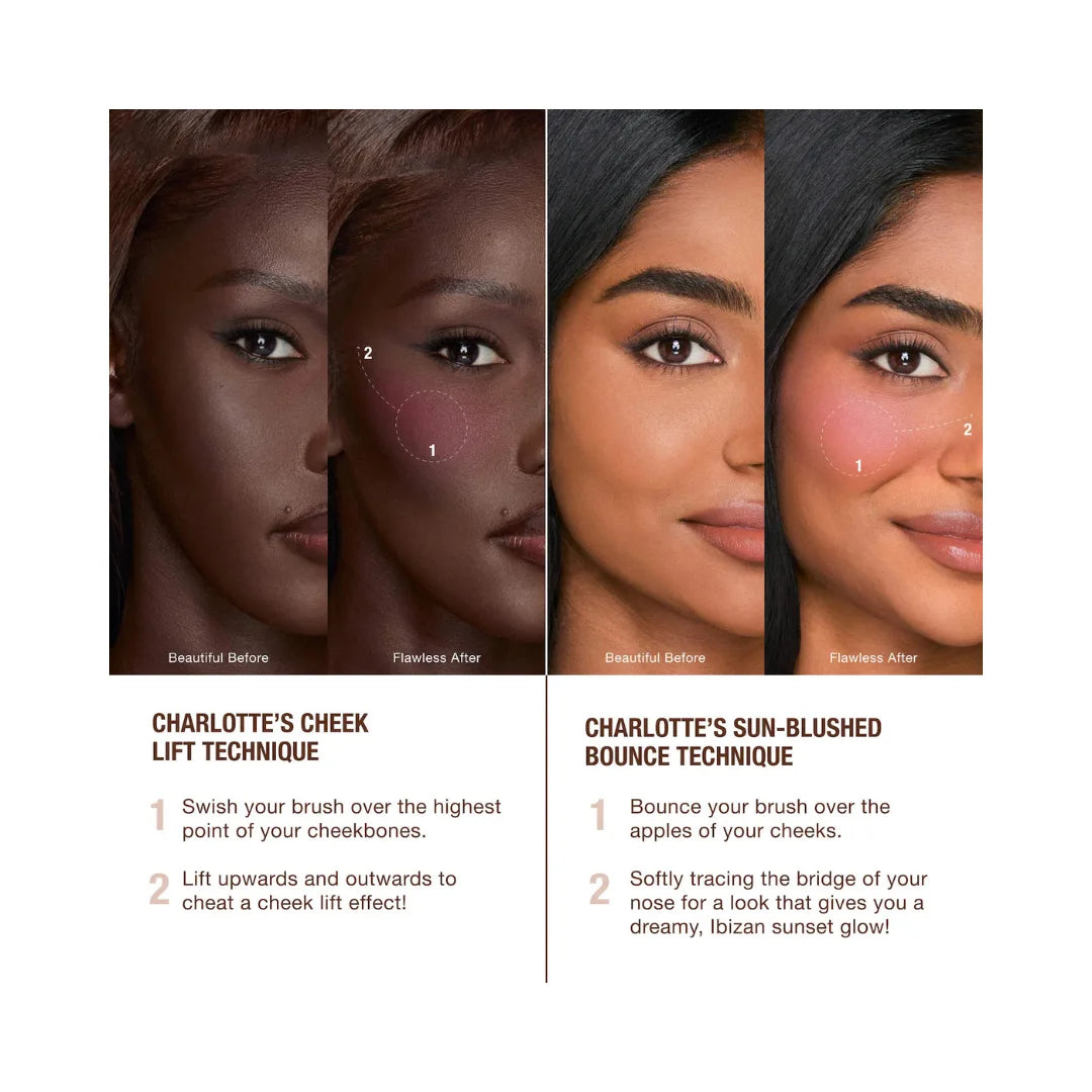CHARLOTTE TILBURY Airbrush Flawless Blush Blur - Pillow Talk Medium