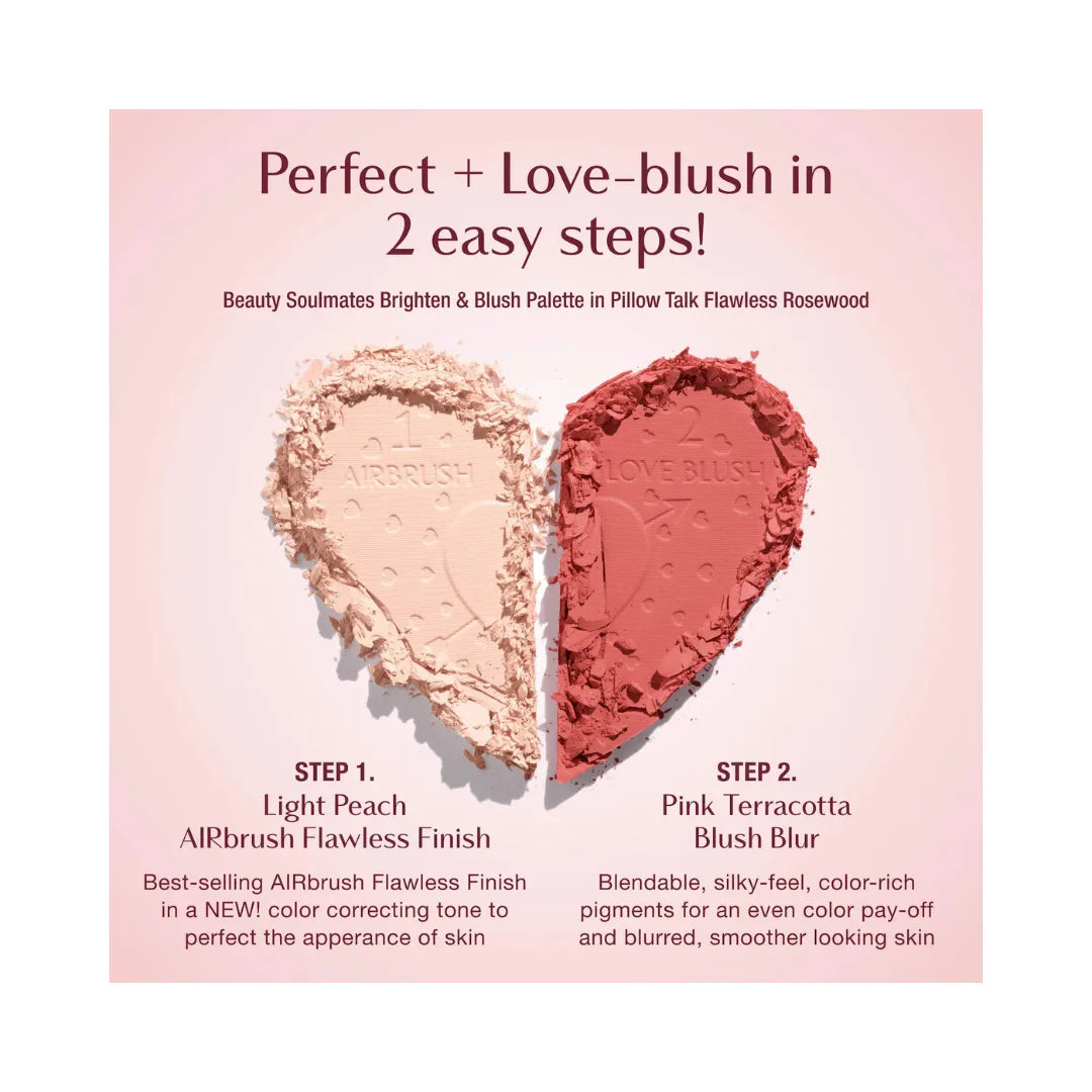 CHARLOTTE TILBURY Pillow Talk Beauty Soulmates Airbrush Flawless Finish Face Palette