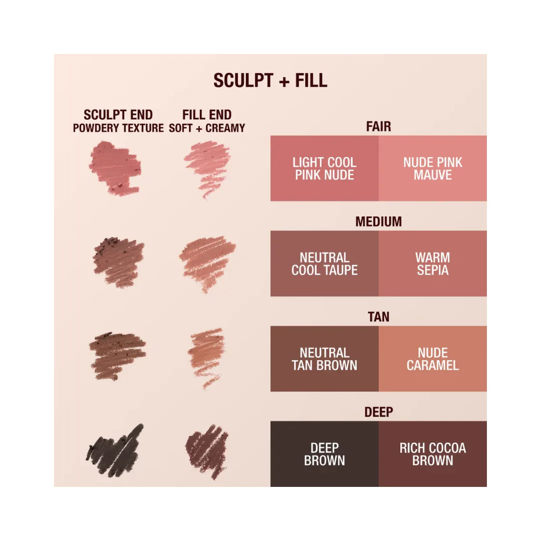 CHARLOTTE TILBURY Super Nudes Lip Cheat Contour Duo Lip Liner