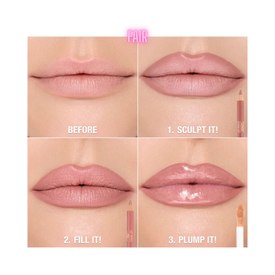CHARLOTTE TILBURY Super Nudes Lip Cheat Contour Duo Lip Liner
