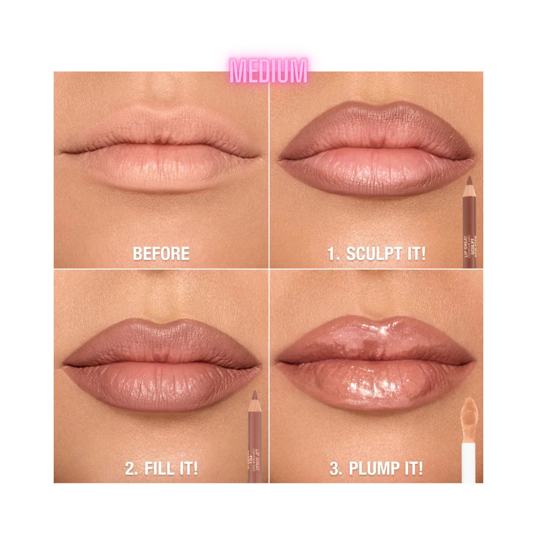 CHARLOTTE TILBURY Super Nudes Lip Cheat Contour Duo Lip Liner