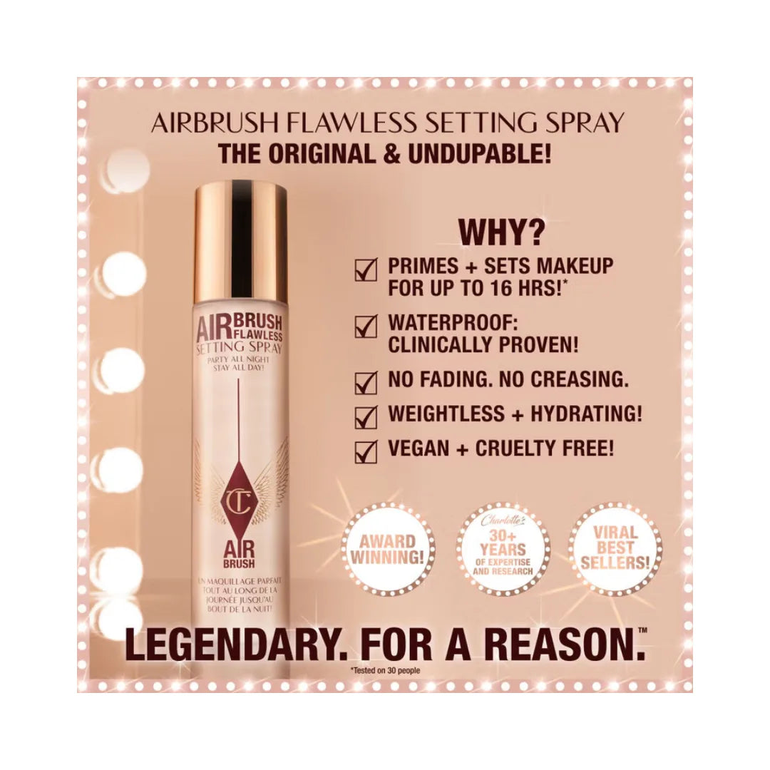 CHARLOTTE TILBURY Jumbo Airbrush Flawless Waterproof Setting Spray