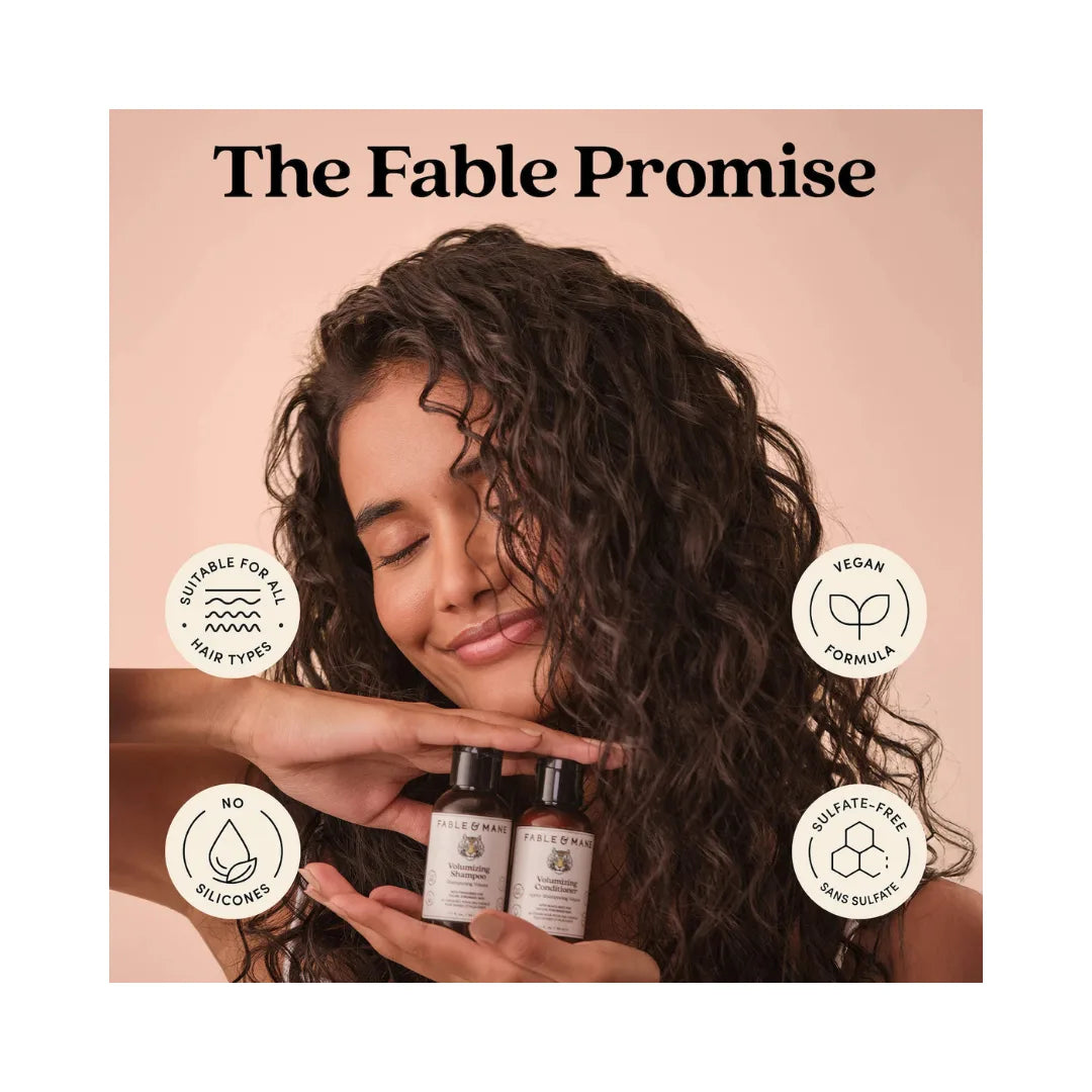 FABLE & MANE Where Hair Roars – Strength & Volume Gift Set