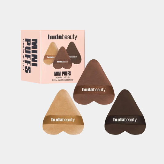 HUDA BEAUTY Mini Puffs Powder Puff Trio