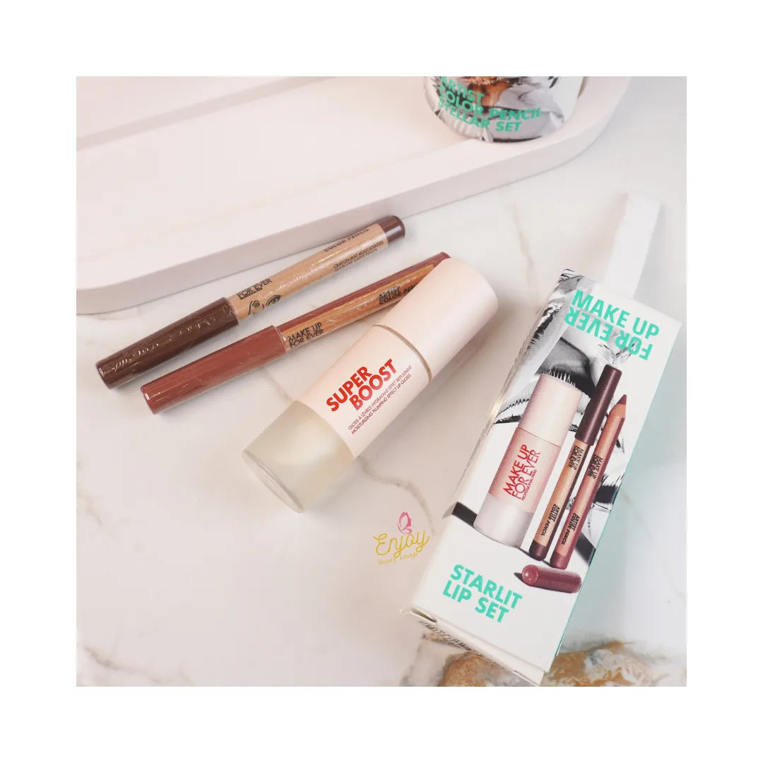 MAKE UP FOR EVER Mini Artist Color Lip Pencils & Super Boost Gloss Trio