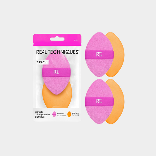 REAL TECHNIQUES Miracle 2-In-1 Powder Puff Duo