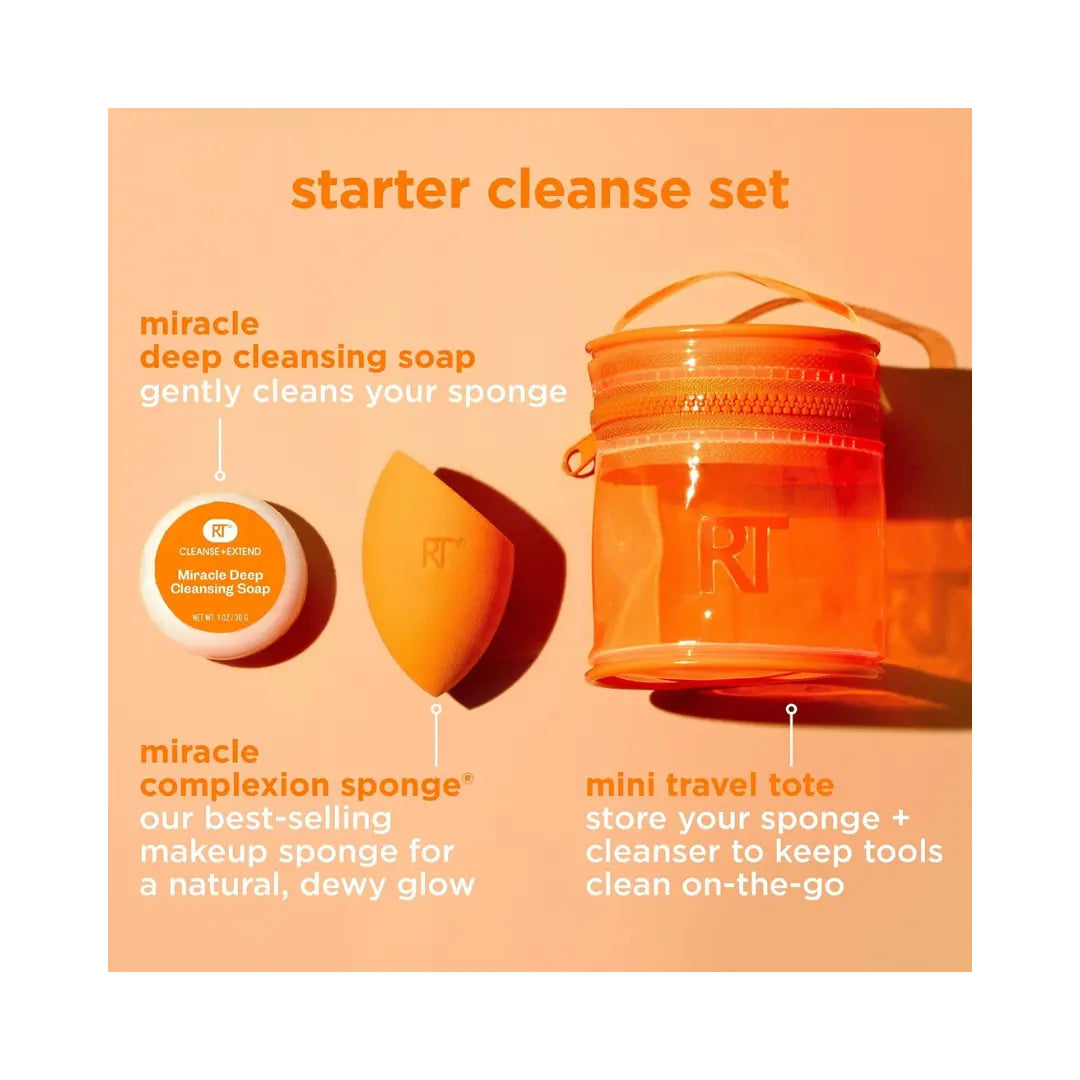 REAL TECHNIQUES Miracle Blend + Cleanse Set