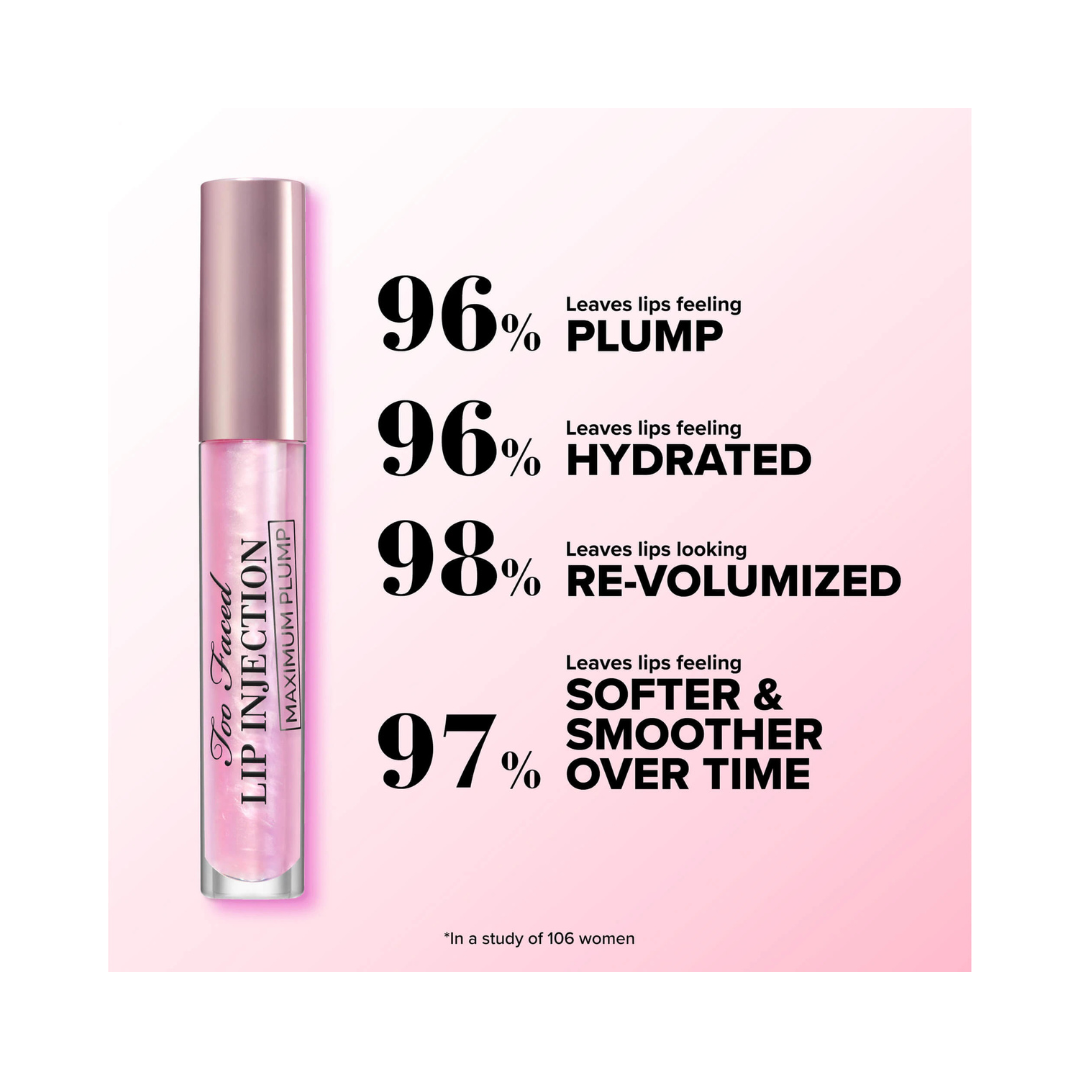 TOO FACED Lip Injection Maximum Plump Extra Strength Lip Plumper Gloss