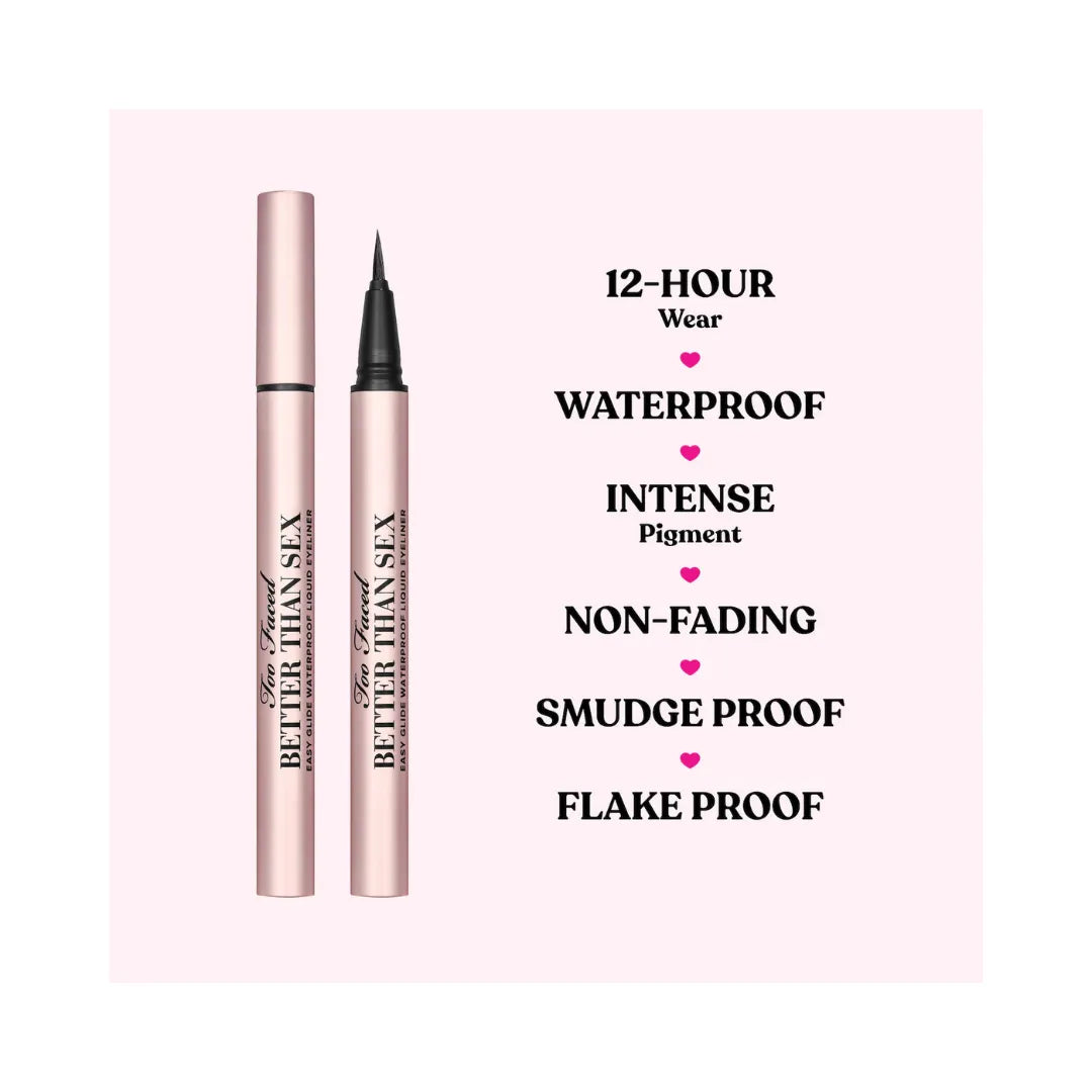 TOO FACED Better Than Sex Easy Glide Waterproof Liquid Eyeliner