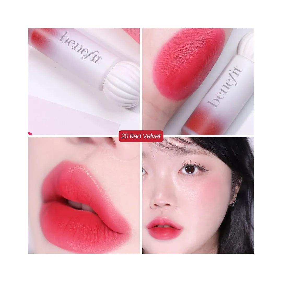 BENEFIT COSMETICS The Plush Club Moisturizing Matte Lip Tint Duo