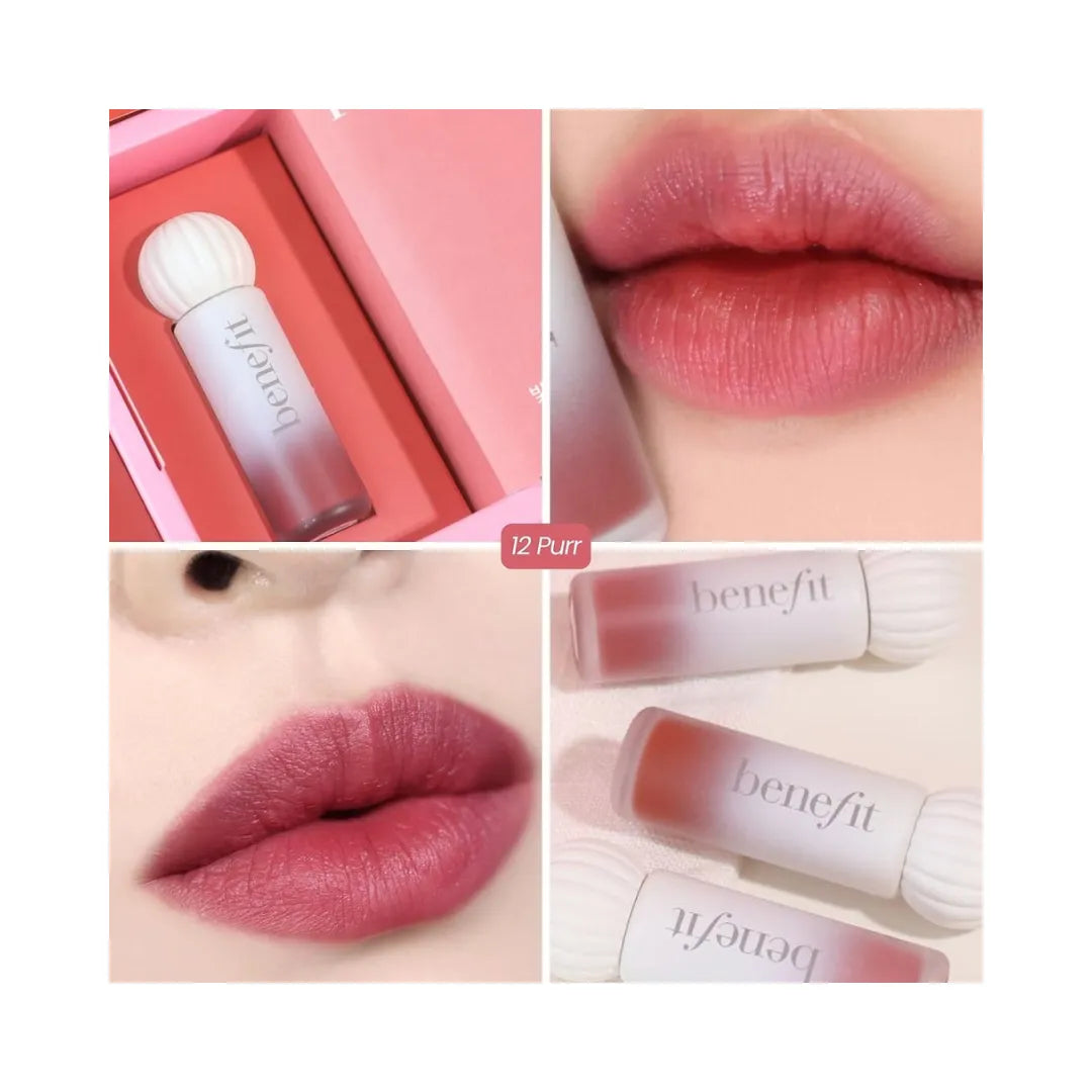 BENEFIT COSMETICS The Plush Club Moisturizing Matte Lip Tint Duo