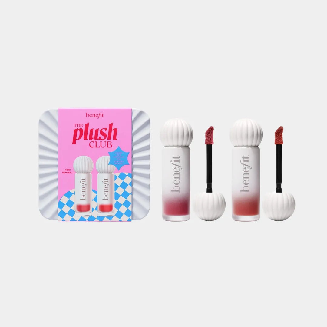 BENEFIT COSMETICS The Plush Club Moisturizing Matte Lip Tint Duo