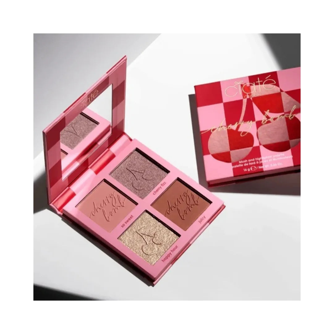 CIATE LONDON Cherry Bomb Blush and Highlighter Palette