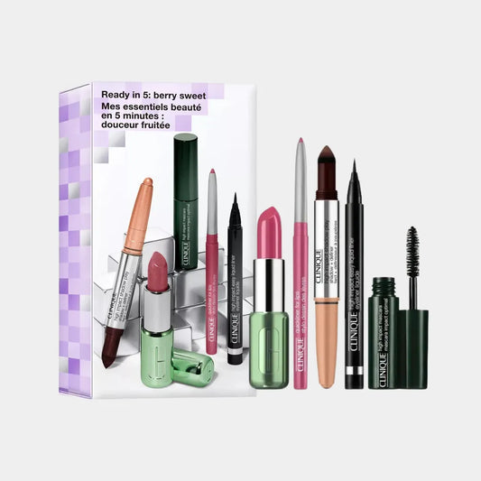 CLINIQUE Ready In 5: Berry Sweet Makeup Gift Set