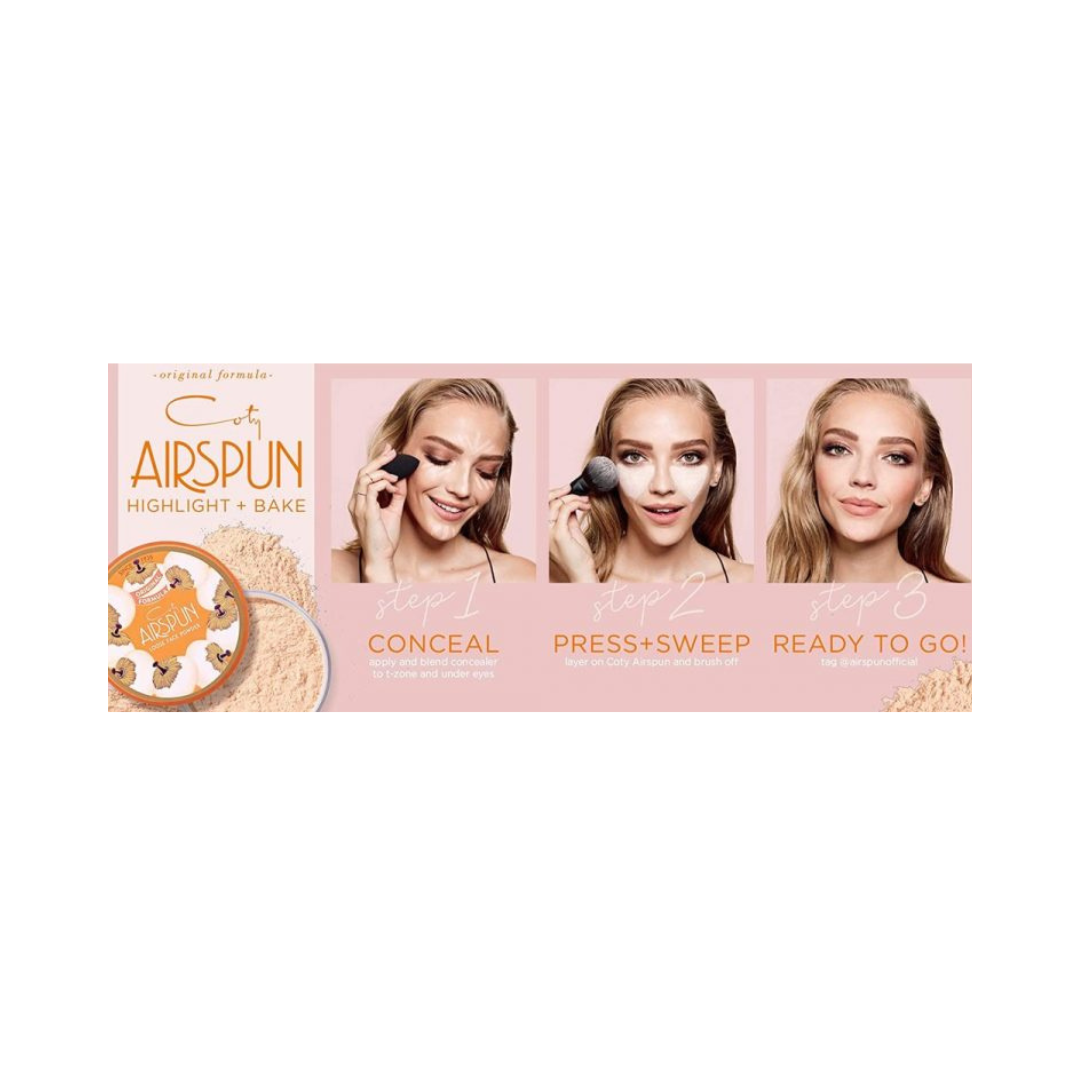COTY AIRSPUN Loose Translucent Face Powder