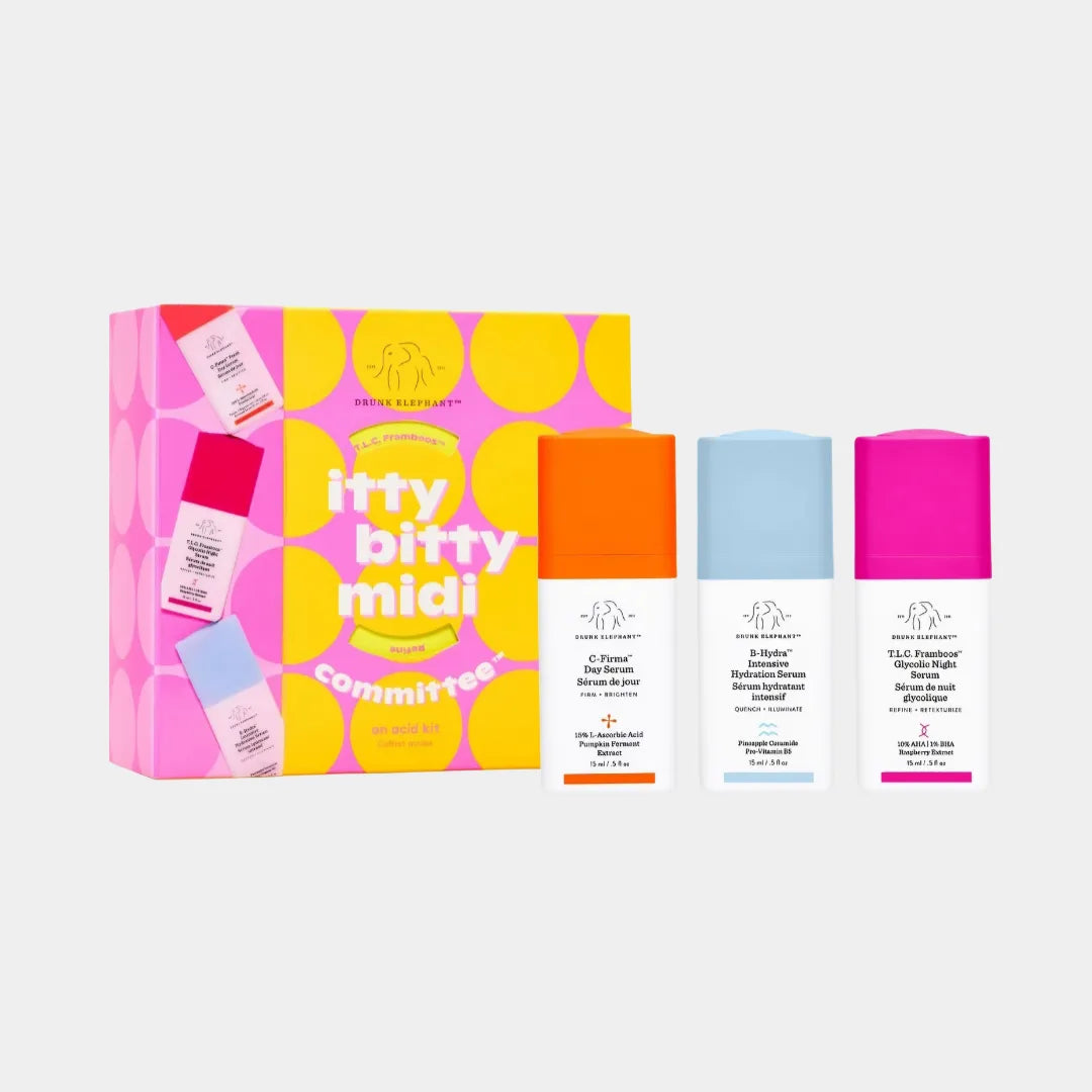 DRUNK ELEPHANT Itty Bitty Midi Committee: An Acid Kit