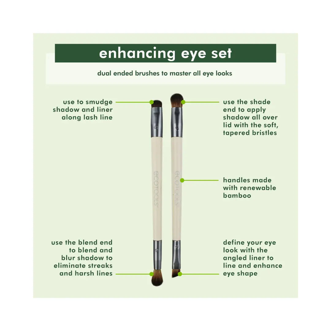 ECO TOOLS Eye Enhancing Brush Duo