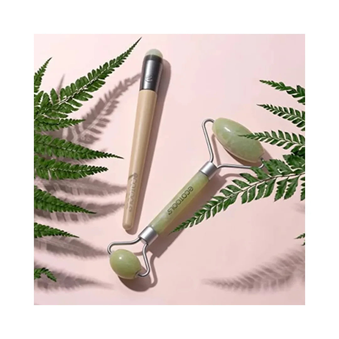 ECOTOOLS Jade Facial Roller and Eye Roller Duo