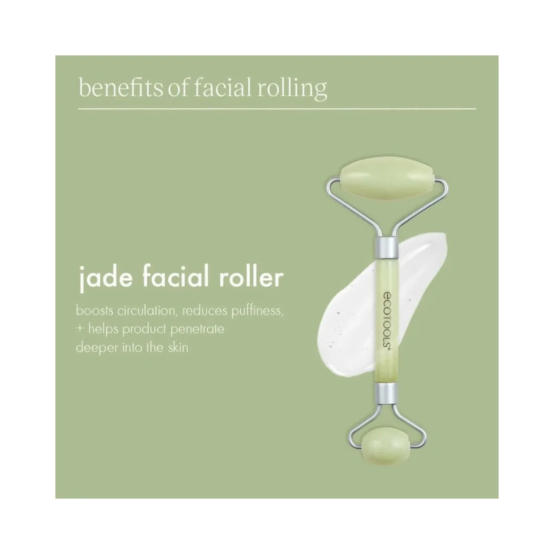 ECOTOOLS Jade Facial Roller and Eye Roller Duo