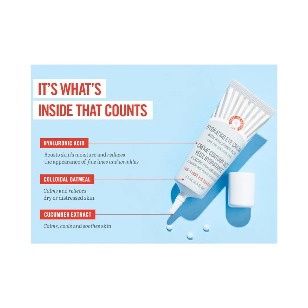 FIRST AID BEAUTY Hydrating Eye Cream with Hyaluronic Acid