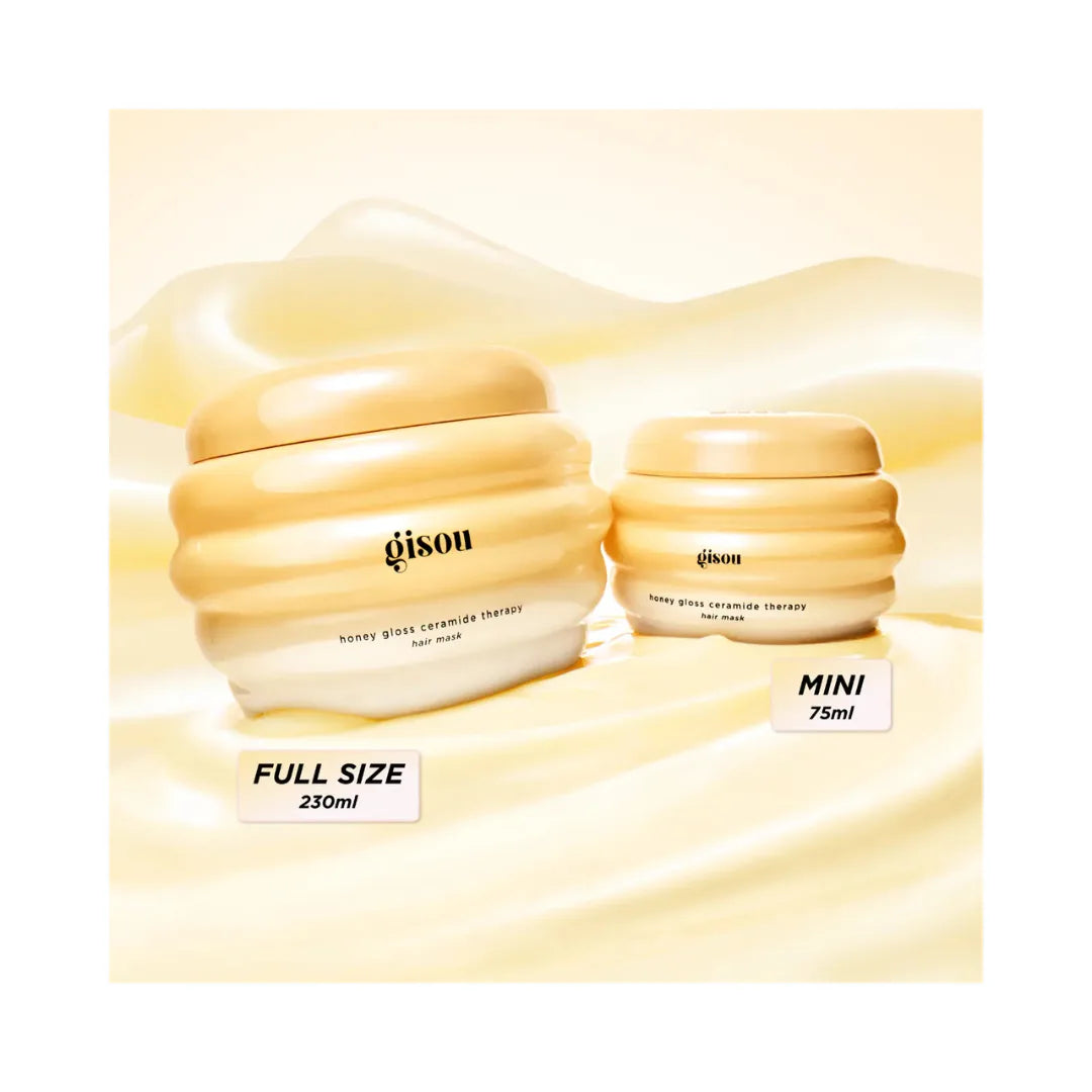 GISOU Mini Honey Gloss Ceramide Therapy Hydrating Hair Mask