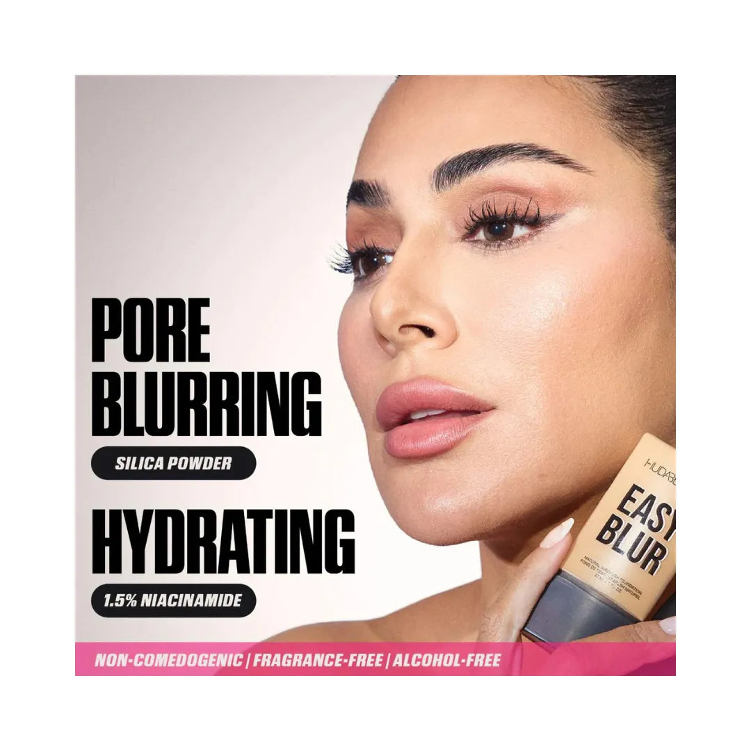 HUDA BEAUTY Easy Blur Natural Airbrush Foundation with Niacinamide