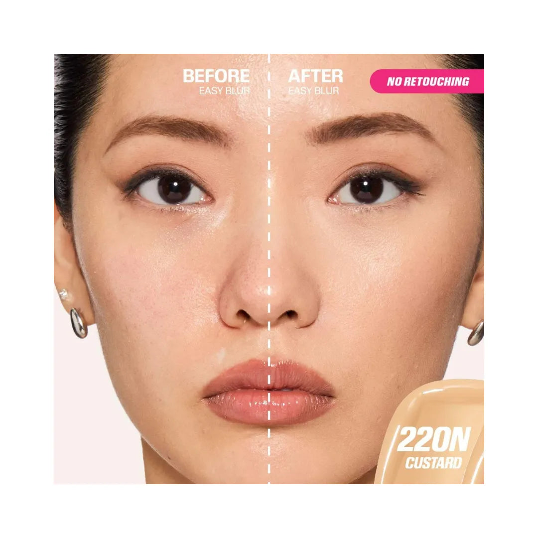 HUDA BEAUTY Easy Blur Natural Airbrush Foundation with Niacinamide