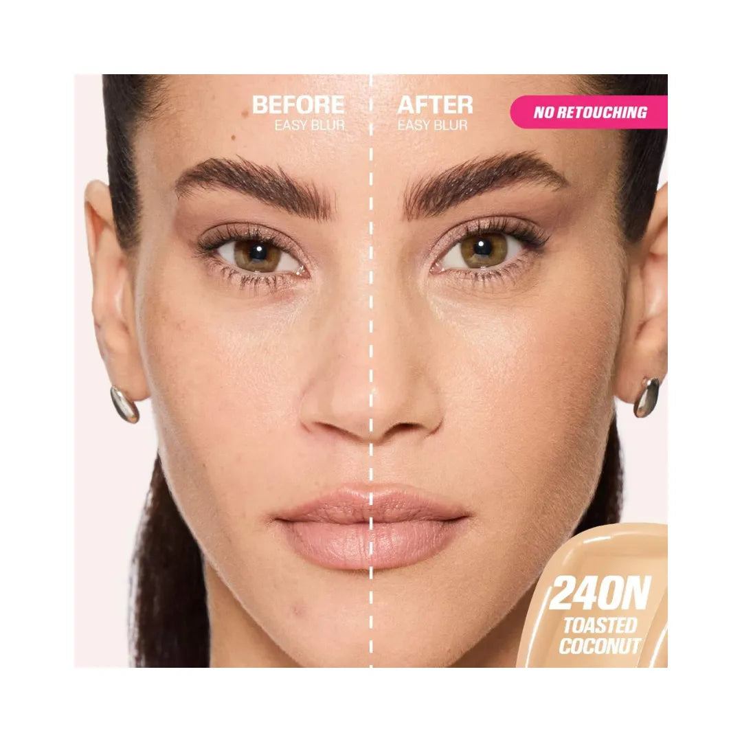 HUDA BEAUTY Easy Blur Natural Airbrush Foundation with Niacinamide