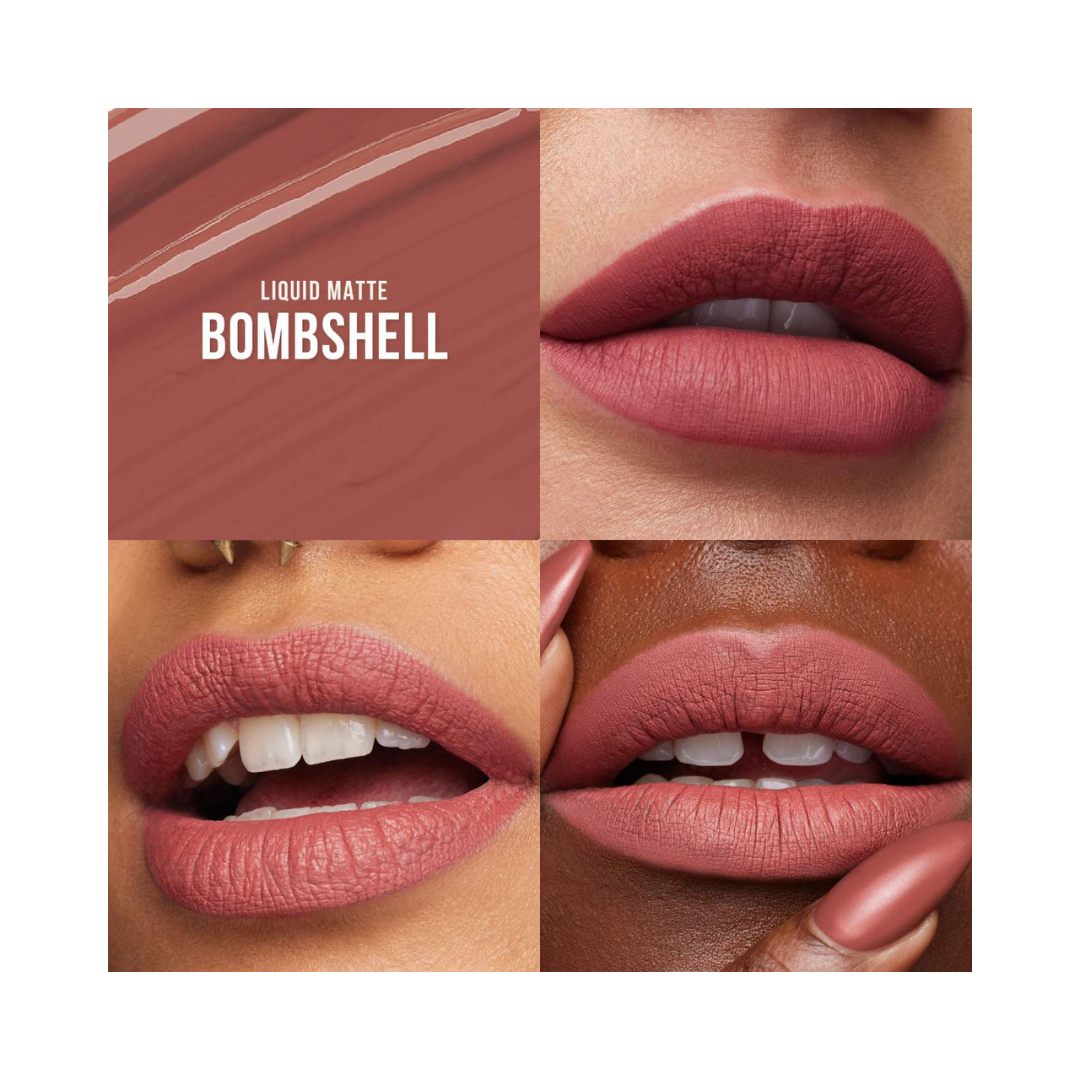 HUDA BEAUTY Bombshell Lip Liner and Liquid Lipstick Set