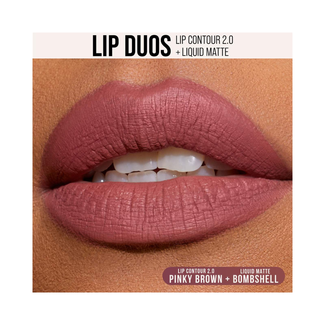 HUDA BEAUTY Bombshell Lip Liner and Liquid Lipstick Set