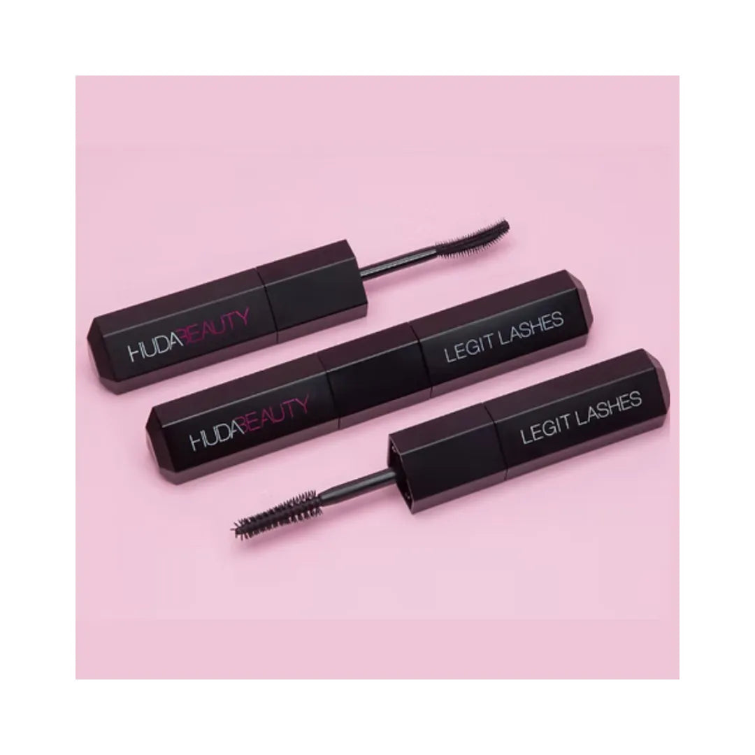 HUDA BEAUTY Legit Lashes Double-Ended Volumizing and Lengthening Mascara