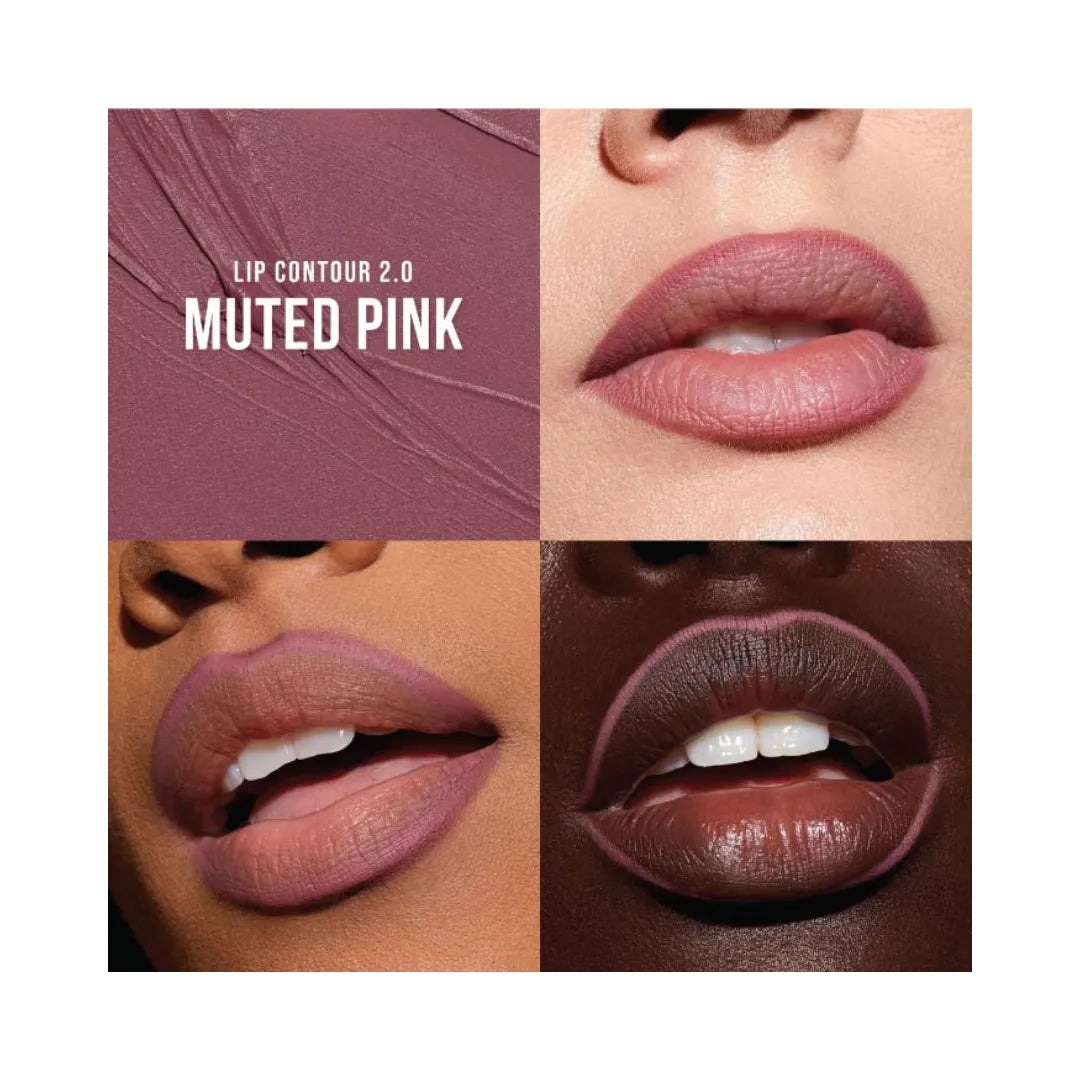 HUDA BEAUTY Lip Contour Mini Duo Blushed Pinks