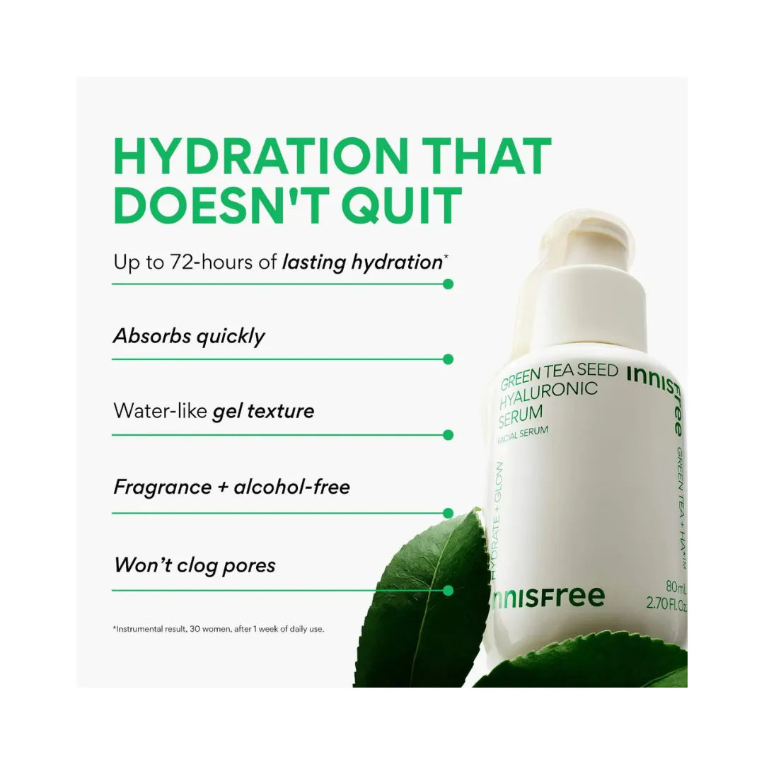 INNISFREE Green Tea Hyaluronic Acid Refillable Serum