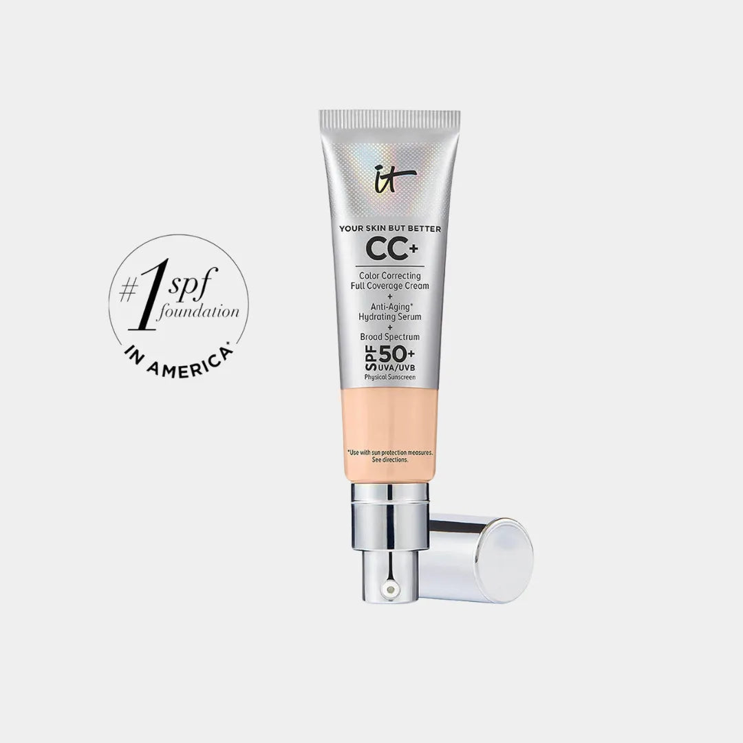IT COSMETICS CC+ Cream Full Coverage Color Correcting Foundation with SPF 50+