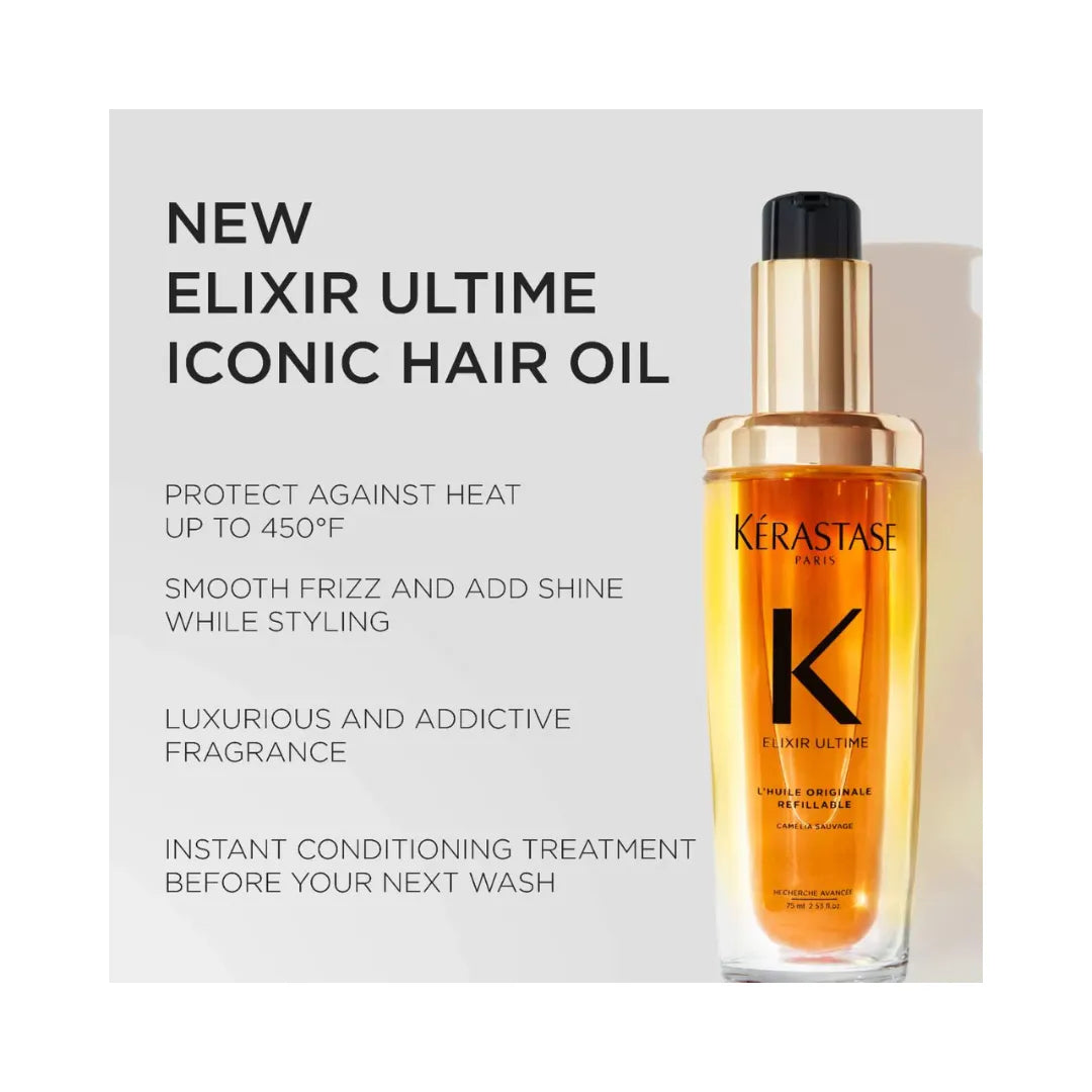 KERASTASE Elixir Ultime Iconic Hydrating Hair Oil Luxury Haircare Duo
