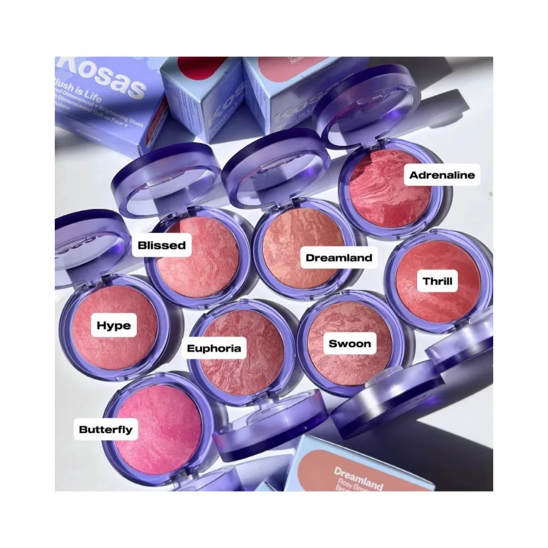 KOSAS Blush is Life Baked Talc-Free Dimensional + Brightening Blush