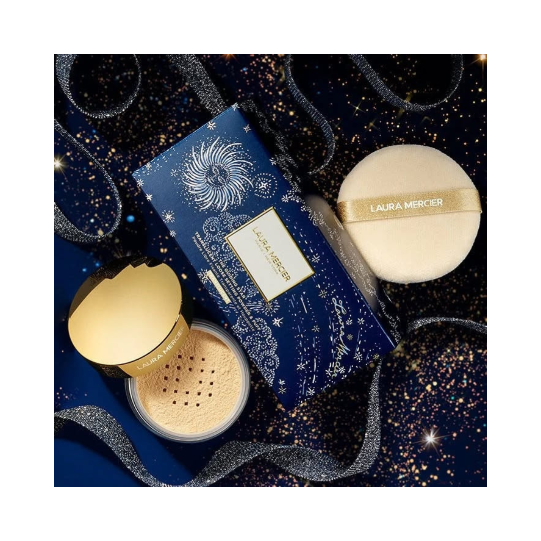 LAURA MERCIER The Guiding Star Translucent Loose Setting Powder & Puff