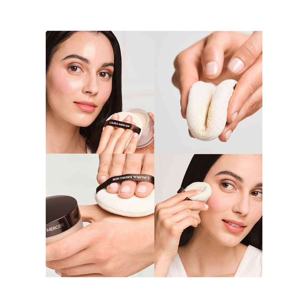LAURA MERCIER The Guiding Star Translucent Loose Setting Powder & Puff