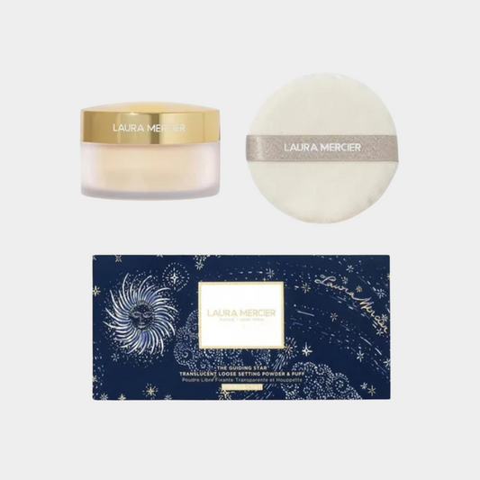 LAURA MERCIER The Guiding Star Translucent Loose Setting Powder & Puff