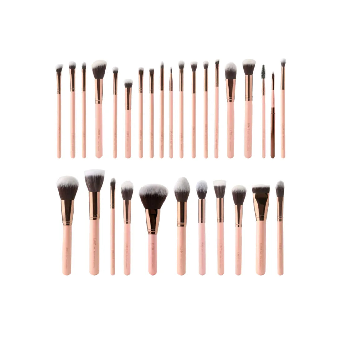 LUXIE BEAUTY 30 Piece Rose Gold Brush Set