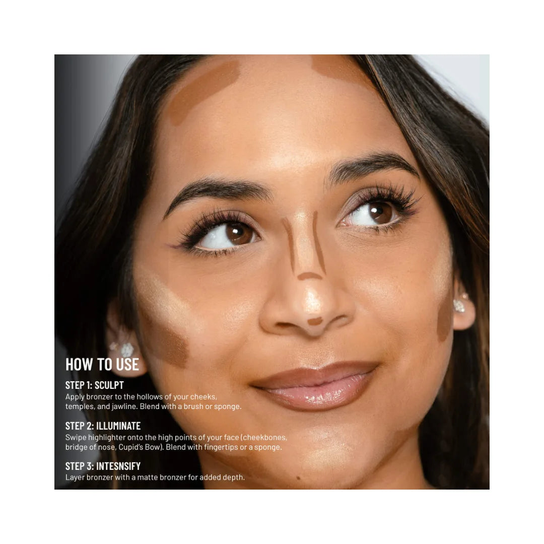 LYS BEAUTY Mini Glow Worthy Light Bronzer and Highlighter Set