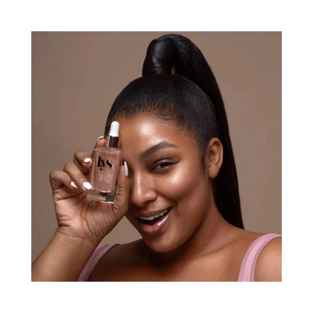 LYS BEAUTY Think Bright Glow + Hydrate Serum with Vitamin C & Hyaluronic Acid