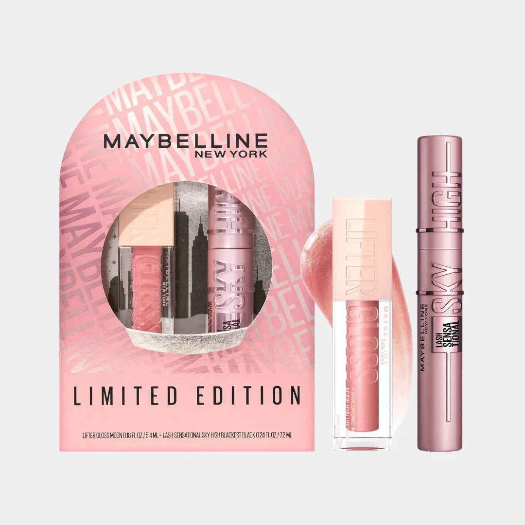 MAYBELLINE Lash Sensational Sky High Mascara and Lifter Gloss Gift Set