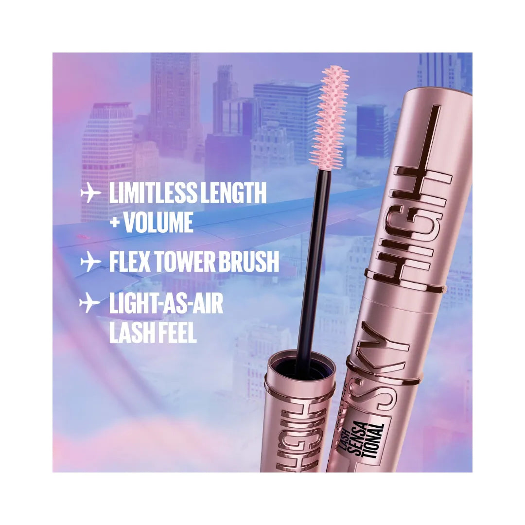 MAYBELLINE Lash Sensational Sky High Mascara and Lifter Gloss Gift Set