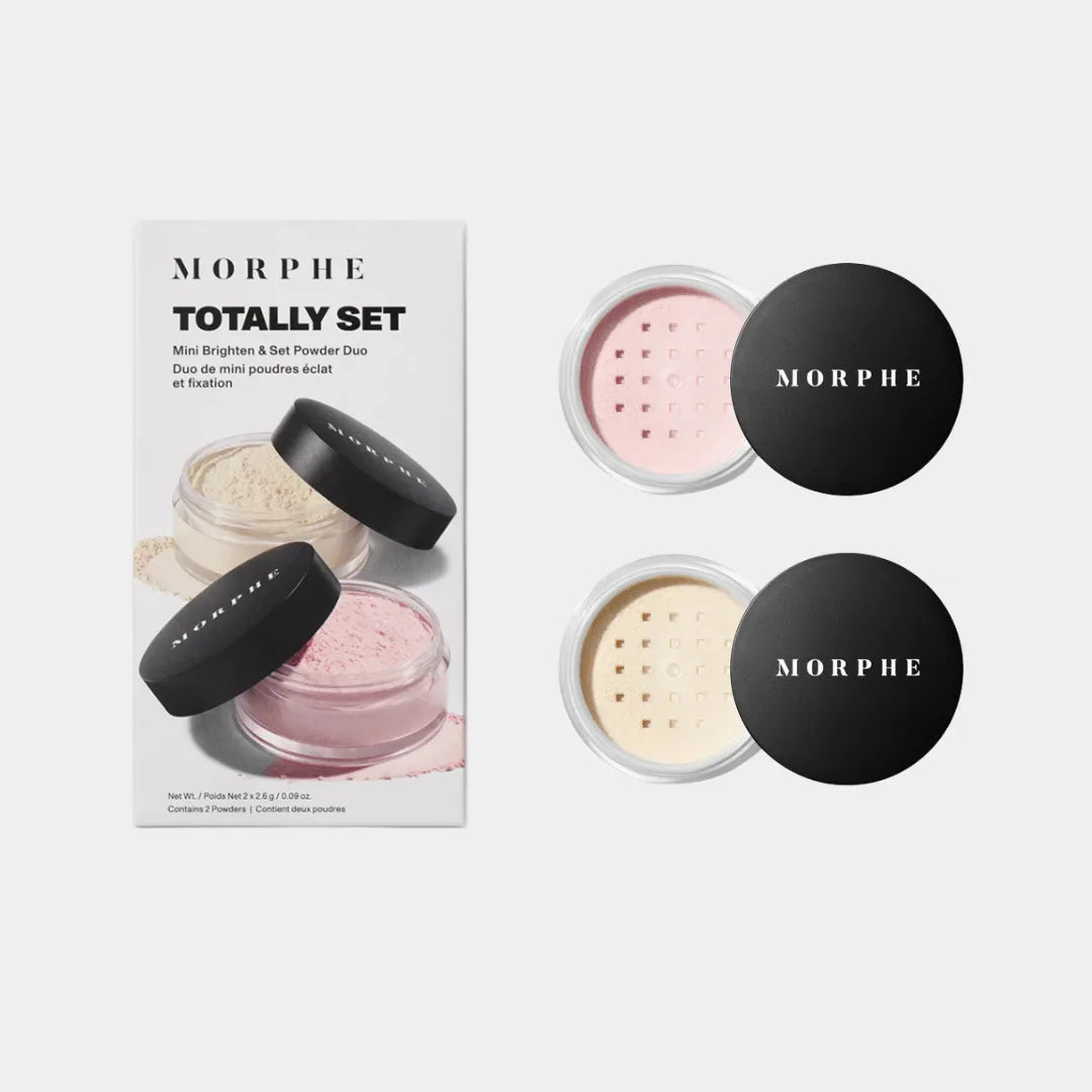 MORPHE Totally Set Mini Brighten & Set Powder Duo