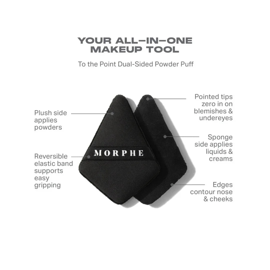 MORPHE To The Point Dual Sided Powder Puff
