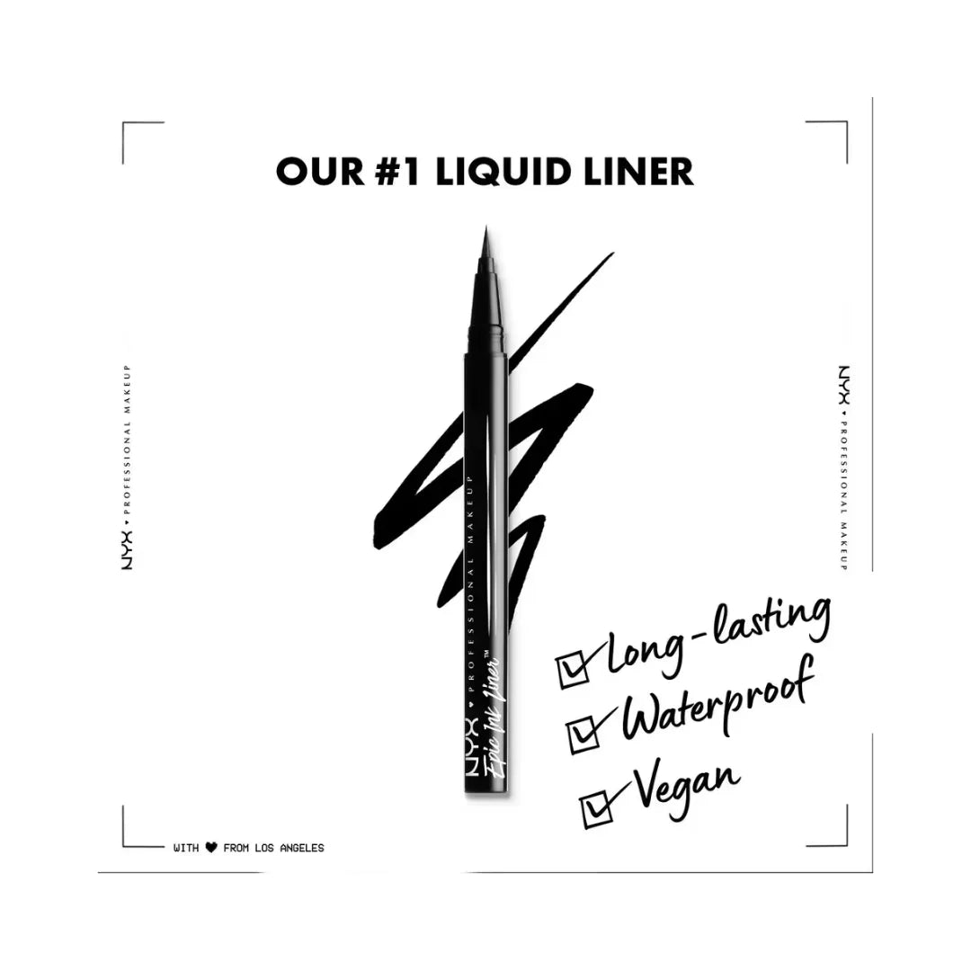 NYX PROFESSIONAL MAKEUP Epic Ink Waterproof Liquid Eyeliner