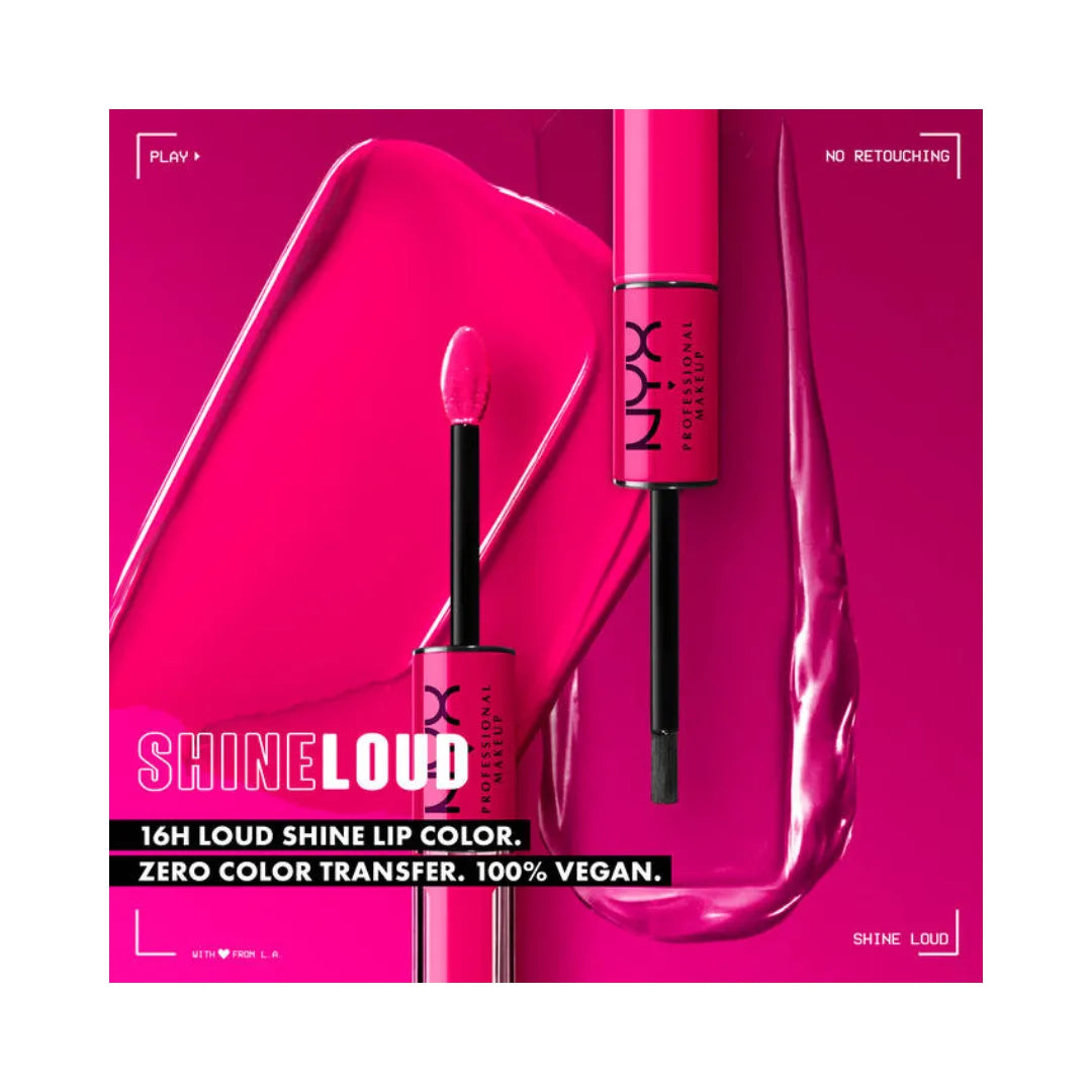 NYX PROFESSIONAL MAKEUP Shine Loud High Shine Lip Color