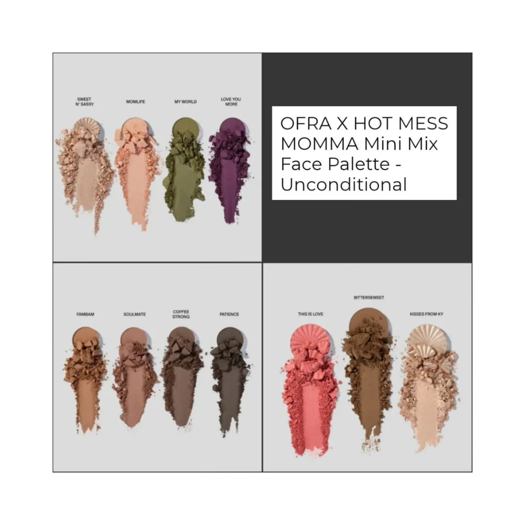 OFRA COSMETICS X HOT MESS MOMMA Mini Mix Face Palette - Unconditional