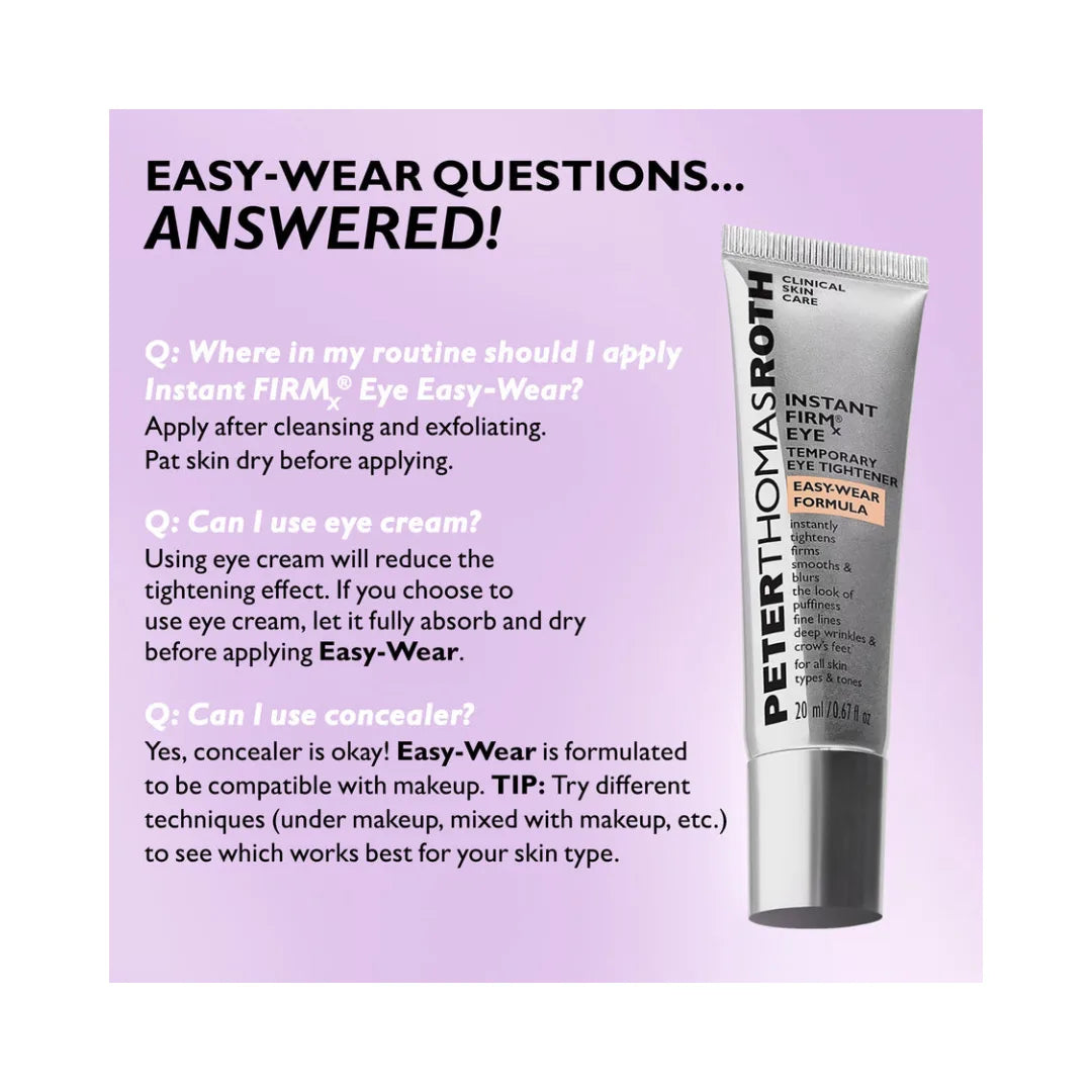 PETER THOMAS ROTH Instant FIRMx Eye Temporary Eye Tightener Easy-Wear Formula